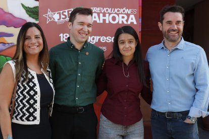 La vicesecretaria general del PSOECyL, Nuria Rubio, participa en el Congreso de Juventudes Socialistas de Zamora.