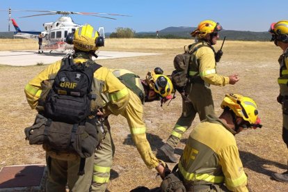 Incendio forestal de Molezuelas de la Carballeda, Zamora.