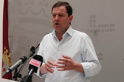 Rueda de prensa del presidente Alfonso Fernández Mañueco tras la reunión del CECOPI en León