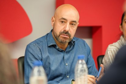 El secretario general de UGT en Castilla y León Óscar Lobo, en una imagen de archivo.