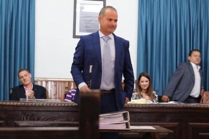 Julio Cesar Sánchez Jiménez, alcalde de Villacastín, Segovia. Imagen de archivo.