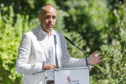 El alcalde de La Granja, Samuel Alonso, en una imagen de archivo.