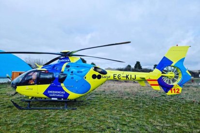 Helicóptero sanitario de Sacyl