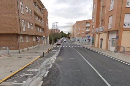 Carretera de Villacastín, a la altura del número 11, en Segovia.