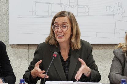 La presidenta de la FRMyP, Ángeles Armisén, preside la reunión de la Comisión Ejecutiva y del Consejo Regional de la FRMPCyL.
