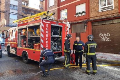 Bomberos de León, en una imagen de archivo