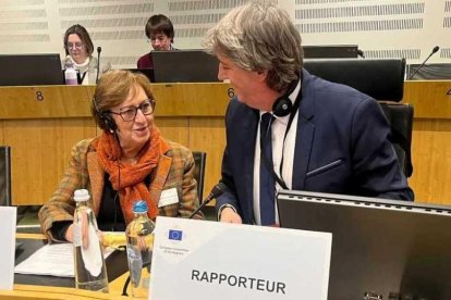 Carlos Martínez, en Bruselas