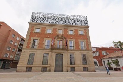 Plaza de los Juzgados de Palencia.