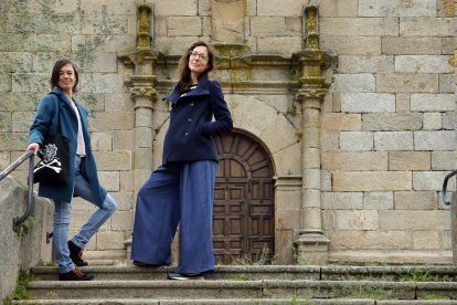 Sofía Cifuentes y Marta Cerulla, impulsoras de Facendera Arribes, en la comarca de Vitigudino.