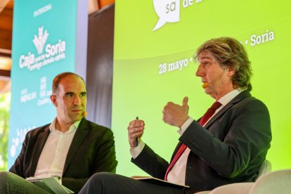 Carlos Martínez, este martes en unas jornadas en Soria.