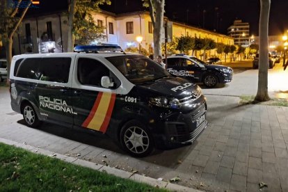 Furgón de la Policía Nacional.