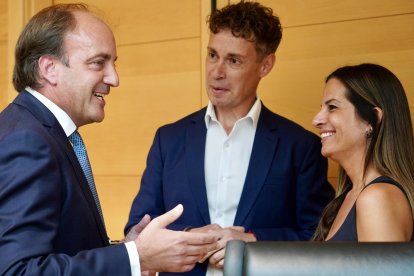 Joaquín Antonio Pino, Mario Rivas y Nuria Rubio.