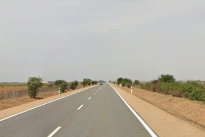 Carretera N-VI a la altura de San Adrián del Valle (León)
