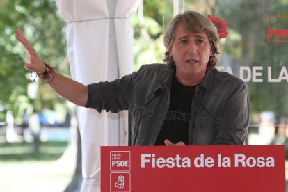 El secretario general del PSOE de Castilla y León, Carlos Martínez.