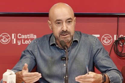 El secretario general de UGT Castilla y León, Óscar Lobo.