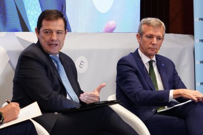 El presidente de la Junta de Castilla y León, Alfonso Fernández Mañueco, participa junto al presidente de la Xunta de Galicia, Alfonso Rueda Valenzuela, en la tercera edición del Foro Ancares: 'Los Retos del Noroeste' de Diario de León