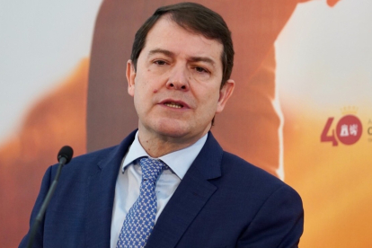 El presidente de la Junta de Castilla y León, Alfonso Fernández Mañueco.- ICAL