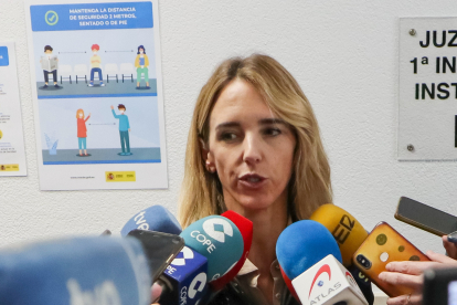 Cayetana Álvarez de Toledo declara en los juzgados de Zamora.- ICAL