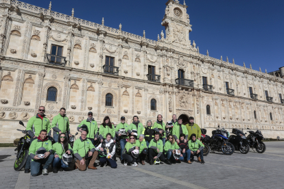 La Asociación de Moteros Solidarios de León, cumple dieciocho años