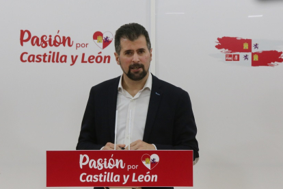 El secretario general del PSOECyL, Luis Tudanca.- ICAL