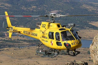 Helicóptero de rescate. / E.M.