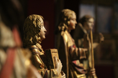 Detalle de una de las piezas expuestas en el Museo del Renacimiento en Becerril de Campos. / E.M.