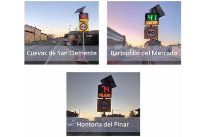 Mitma instala radares pedagógicos en travesías de la N-234, en Burgos, para evitar multas y dar más seguridad a peatones.- MITMA
