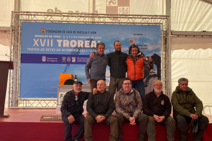 Los mejores cetreros clasificados del XVII Trofeo Troreal.L. DELAFUENTE