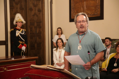 Francisco Guárido toma posesión como alcalde en la nueva corporación municipal del Ayuntamiento de Zamora. -ICAL