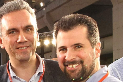 Javier Izquierdo y Luis Tudanca, en una imagen de archivo.-ICAL.