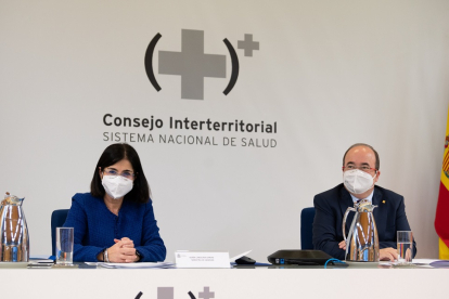 Primer Consejo Interterritorial con Carolina Darias en el Ministerio de Sanidad. - E.M.