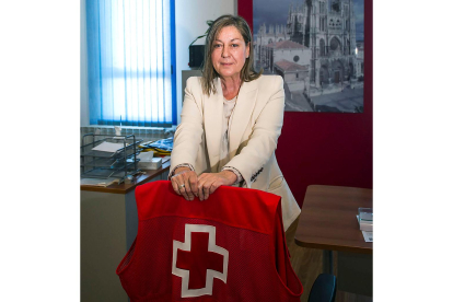 María Isabel de Blas, presidenta de Cruz Roja en Burgos. ICAL