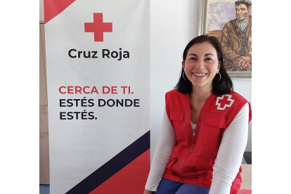 Ana María Pérez del Río, presidenta de Cruz Roja en Palencia. CRUZ ROJA