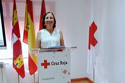 María Teresa Fuentetaja, presidenta de Cruz Roja en Segovia. CRUZ ROJA