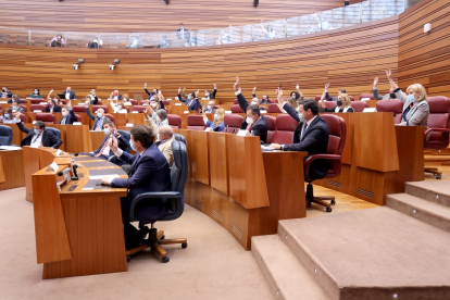 Segunda sesión del pleno de las Cortes de Castilla y León. - ICAL