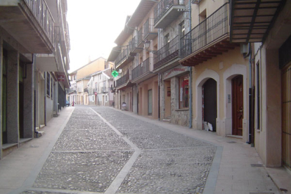 Calle empedrada de Riaza, en Segovia. -AYTO RIAZA