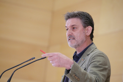 El coordinador del área de Medio Ambiente del Grupo Socialista en las Cortes de Castilla y León, José Luis Vázquez. - ICAL