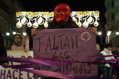 Manifestación del 25-N en León. - ICAL
