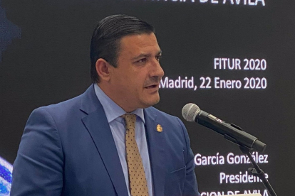 El presidente de la Diputación de Ávila, Carlos García. - EP