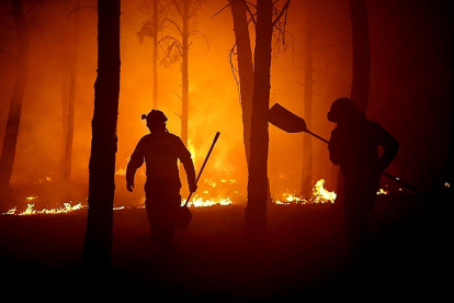 Incendio en la Sierra de la Culebra (Zamora)
