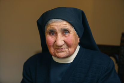 Fallece a los 103 años sor María Caridad, la religiosa más veterana de este monasterio de la Ribera en León.- ICAL