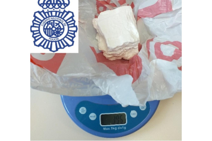 Cocaína intervenida por la Policía Nacional recibida por error por una empresa en Lugo. - POLICÍA NACIONAL