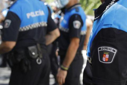 Policía local de Palencia en una imagen del Ayuntamiento de Palencia