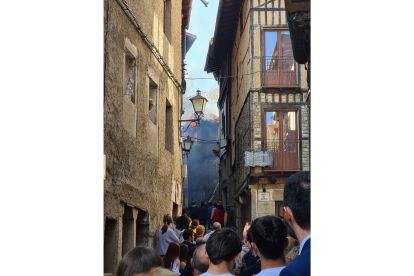 Incendio en La Alberca en Salamanca. TWITTER: 
Panikero Johnson
