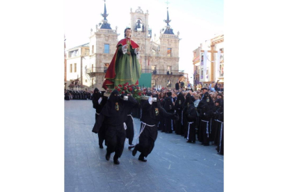 Imagen de archivo de la Procesión de Los Pasos en Astorga. -DIARIO DE LEÓN