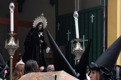 Imagen de archivo de la Procesión de la Virgen de la Soledad en Palencia. -ICAL