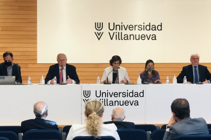 La Universidad Villanueva ha sido escenario de un debate entre profesionales y expertos de la información. - NATALIA DÁVILA
