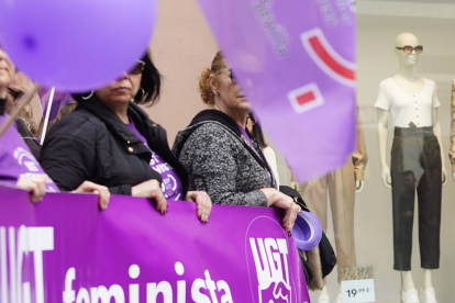 Día de la Mujer, manifestación convocada por CCOO y UGT en 2019.- EL MUNDO
