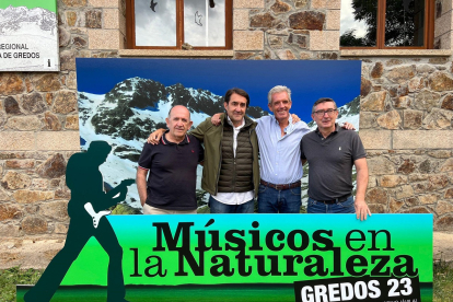 Celebración del festival Músicos en la Naturaleza 2023, al que asiste el consejero de Medio Ambiente, Vivienda y Ordenación del Territorio, Juan Carlos Suárez-Quiñones. -ICAL