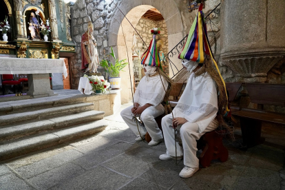 Celebración de los Zarramaches de Casavieja en Ávila. -ICAL.